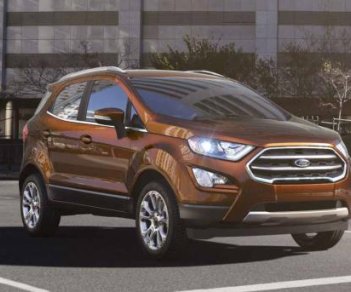 Ford EcoSport 1.5 titanium 2018 - Cần bán Ford EcoSport 1.5 Titanium sản xuất năm 2018, màu đỏ giá cạnh tranh