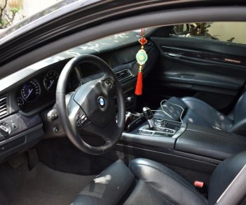 BMW 7 Series 740 LI 2008 - Cần bán xe BMW 7 Series 740 LI đời 2009, màu đen, xe nhập