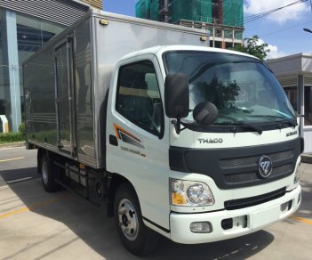 Thaco AUMARK AUMAKR500A 2016 - Bán Thaco Aumark 5 tấn thùng kín 4m2, màu trắng, trả góp TP. HCM