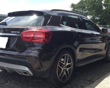 Mercedes-Benz GLA-Class  45 AMG 4Matic Turbo 2015 - Bán Mercedes Benz GLA 45 AMG 4Matic Turbo, màu nâu, sản xuất 2015, đăng ký cuối 12/2015