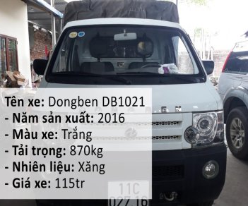 Cửu Long A315 2016 - Bán ô tô Dongben DB1021 2016, màu trắng, giá phù hợp