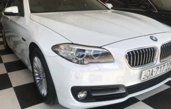 BMW 5 Series  520i 2.0 AT  2015 - Bán xe BMW 520i 2.0 AT sản xuất năm 2015, màu trắng, nhập khẩu nguyên chiếc