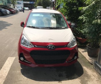 Hyundai Grand i10 I10 1.0 AT 2017 - Hyundai Grand i10 1.0 - Số tự động, màu đỏ, giá chỉ 380 triệu