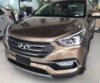 Hyundai Santa Fe 2018 - Cần bán Hyundai Santa Fe đời 2018, màu nâu, giá tốt