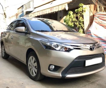 Toyota Vios 1.5G AT 2017 - Bán xe Toyota Vios G 2017 số tự động, màu vàng cát