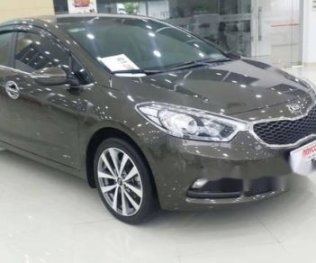 Kia K3 2014 - Cần bán gấp Kia K3 sản xuất 2014, màu nâu, giá tốt