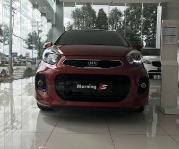 Kia Morning  S  2018 - Bán Kia Morning S năm sản xuất 2018, màu cam đất, giá 393tr