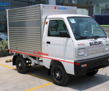 Suzuki Super Carry Truck 2018 - Bán xe Suzuki Truck-Thùng kín sản xuất năm 2018, màu trắng, 275 triệu