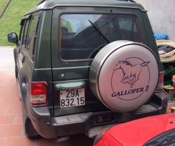 Hyundai Galloper V6 1999 - Bán xe Hyundai Galloper V6 1999, màu xanh lục, nhập khẩu, giá tốt