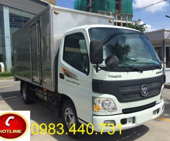 Thaco AUMARK 500A 2017 - Bán xe Thaco tải Aumark 500A - tải trọng 4,9 tấn - thùng kín 4,28m - LH: 0983.440.731