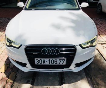 Audi A5 2.0TFSI Sportback 2013 - Xe Audi A5 2.0TFSI Sportback model 2014, bản Mỹ màu trắng nội thất kem giá tốt