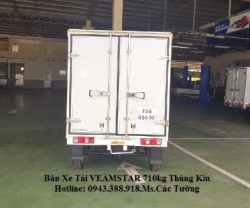 Veam Star    2016 - Bán xe tải Veam Star thùng kín 750kg