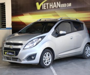 Chevrolet Spark LTZ 2014 - Bán Chevrolet Spark LTZ 2014, màu bạc, đúng chất, biển TP, giá thương lượng, hỗ trợ góp