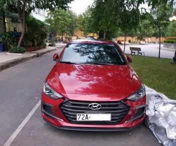 Hyundai Elantra 1.6 turbo 2018 - Bán xe Hyundai Elantra 1.6 turbo sản xuất năm 2018, mới qua sử dụng, màu đỏ giá rẻ