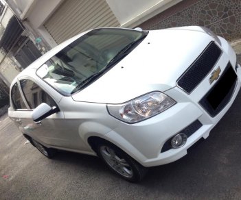 Chevrolet Aveo   LTZ 2015 - Bán xe Chevrolet Aveo LTZ 2015 tự động màu trắng