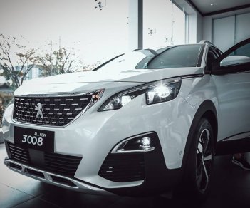 Peugeot 3008 2018 - Peugeot Hải Phòng - Bán xe Peugeot 3008 All New, màu trắng, giá ưu đãi tháng 8, tặng bảo hiểm vật chất và phụ kiện