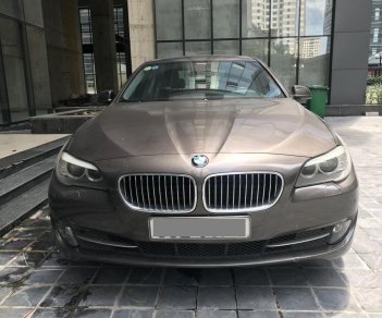 BMW 5 Series 523i 2010 - Bán BMW 523i đời 2010 màu nâu, nhập khẩu Đức, xe biển Hà Nội, 1 chủ từ đầu