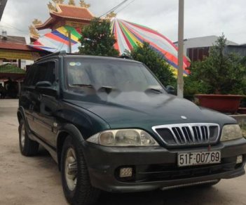 Ssangyong Musso 2004 - Bán xe Ssangyong Musso đời 2004, màu xanh