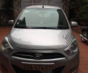 Hyundai i10 2011 - Bán Hyundai i10 năm 2011, màu bạc, 225tr