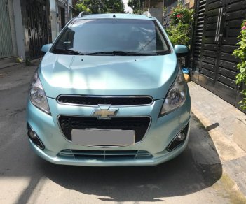 Chevrolet Spark LTZ 2015 - Bán gấp Chevrolet Spark LTZ 2015 xanh ngọc tự động