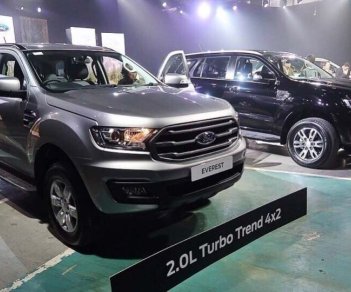 Ford Everest Titanium 2.0L 2018 - Bán Ford Everest Titanium năm 2018, màu bạc, nhập khẩu