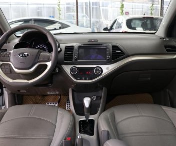 Kia Morning Si 1.25AT 2017 - Cần bán Kia Morning Si 1.25AT đời 2017, màu bạc, giá 378tr