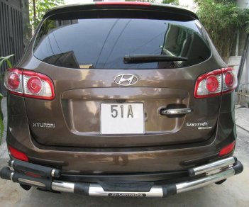 Hyundai Santa Fe CRDI 2012 - Cần bán Hyundai Santafe 2012 tự động, máy dầu, nâu vàng cực đẹp