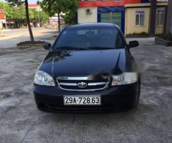 Chevrolet Lacetti 2009 - Cần bán xe Chevrolet Lacetti đời 2009, màu đen, 190 triệu