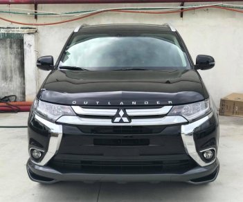 Mitsubishi Outlander 2.4 CVT 2018 - Bán ô tô Mitsubishi Outlander 2.4 CVT đời 2018, màu đen có bán trả góp liên hệ 0906.884.030