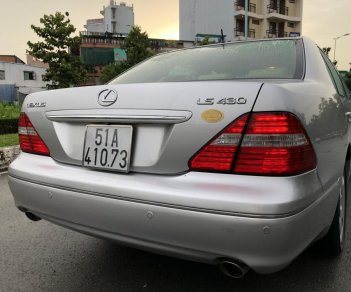 Lexus LS 430 2006 - Lexus LS430 nhập 2006 hàng full cao cấp nhất đủ đồ chơi, màu bạc số tự động 8 cấp