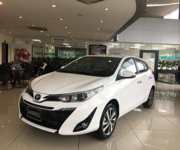 Toyota Yaris 1.5G 2018 - Bán xe Toyota Yaris G 2018 màu trắng giao sớm