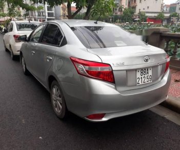 Toyota Vios   E  2015 - Cần bán gấp Toyota Vios E năm 2015, màu bạc, giá tốt