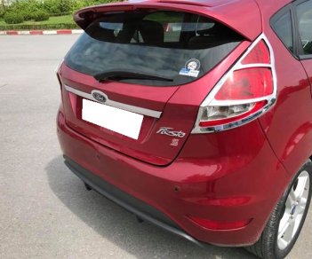 Ford Fiesta S 1.6 AT FWD   2012 - Bán xe Ford Fiesta S đời 2012 màu đỏ chuồn chuồn ớt 5 cửa nội thất kem