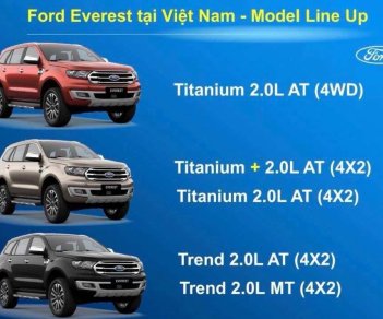 Ford Everest Titanium 2.0L 2018 - Bán Ford Everest Titanium 2018 năm 2018, màu xám (ghi), nhập khẩu