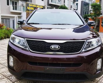 Kia Sorento   2.2AT  2017 - Bán xe Kia Sorento 2.2AT đời 2017, màu đỏ