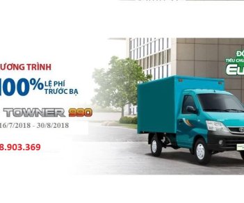 Xe tải 500kg - dưới 1 tấn Towner 990 2018 - Bán xe tải Trưởng Hải Towner990 990kg mui bạt máy Suzuki, khuyến mãi 100% thuế trước bạ