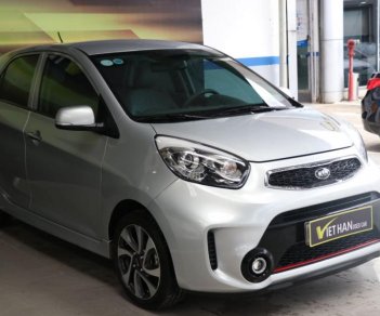 Kia Morning Si 1.25AT 2017 - Cần bán Kia Morning Si 1.25AT đời 2017, màu bạc, giá 378tr