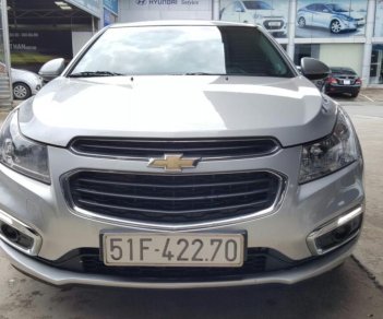 Chevrolet Cruze LT 1.6MT 2016 - Bán Chevrolet Cruze LT 1.6MT màu ghi bạc, số sàn, sản xuất 2016, biển Sài Gòn mẫu mới