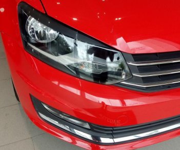 Volkswagen Polo 2018 - Bán Volkswagen Polo sedan - màu đỏ duy nhất- có sẵn - giao ngay