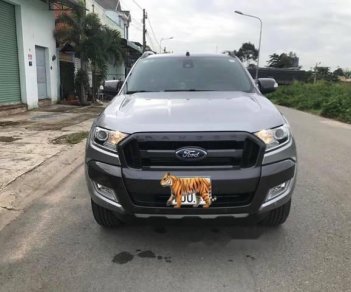 Ford Ranger   Wildtrack 3.2 AT 2017 - Cần bán gấp Ford Ranger Wildtrack 3.2 AT năm 2017, màu bạc