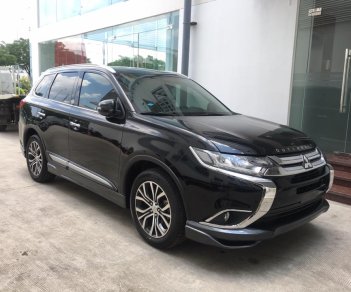 Mitsubishi Outlander 2.4 CVT 2018 - Bán ô tô Mitsubishi Outlander 2.4 CVT đời 2018, màu đen có bán trả góp liên hệ 0906.884.030