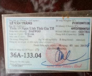 Daewoo Gentra 2007 - Bán xe Gentra đời 2008