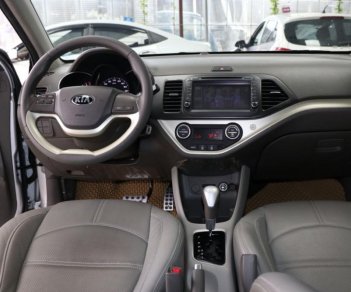 Kia Morning Si 1.25AT 2017 - Cần bán Kia Morning Si 1.25AT đời 2017, màu bạc, giá 378tr