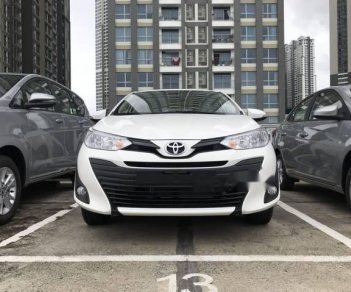 Toyota Vios 1.5E CVT 2018 - Cần bán Toyota Vios 1.5E CVT sản xuất 2018, màu trắng