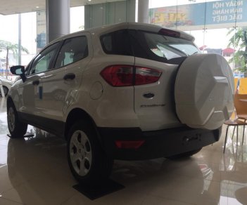 Ford EcoSport   1.5L AT Ambiente 2018 - Bán Ford Ecosport Ambitene màu trắng sản xuất năm 2018, hỗ trợ bảo hiểm thân vỏ, gói phụ kiện, L/h: 0963483132, giao ngay