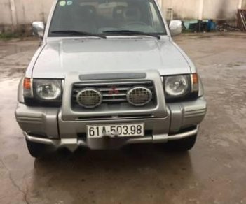 Mitsubishi Pajero   2001 - Cần bán xe Mitsubishi Pajero đời 2001, màu bạc