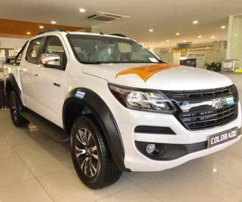 Chevrolet Colorado   2018 - Bán ô tô Chevrolet Colorado đời 2018, màu trắng, giá 594tr