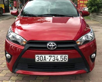 Toyota Yaris  1.6 AT  2015 - Cần bán gấp Toyota Yaris 1.6 AT sản xuất năm 2015, màu đỏ