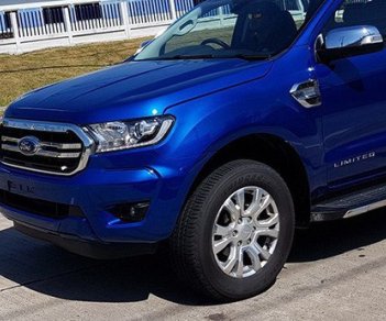 Ford Ranger 4x4 XLT 2.0L AT 2018 - Bán Ford Ranger XLT 2.0 năm 2018, màu xanh lam, xe nhập, 800 triệu