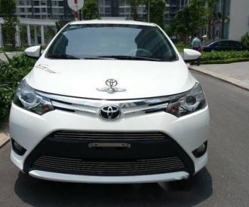 Toyota Vios   1.5G AT 2018 - Bán Toyota Vios 1.5G AT năm sản xuất 2018, màu trắng, xe đẹp